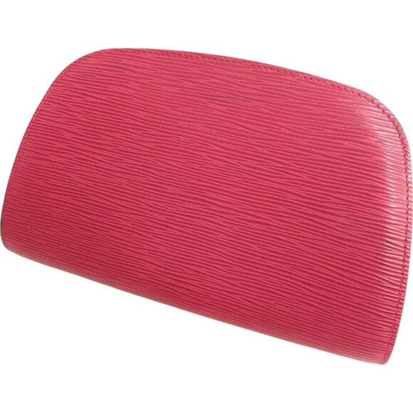 184222BR (L3) Louis Vuitton Clutch Bag Dauphine MM Red Epi Leather - Picture 2 of 13